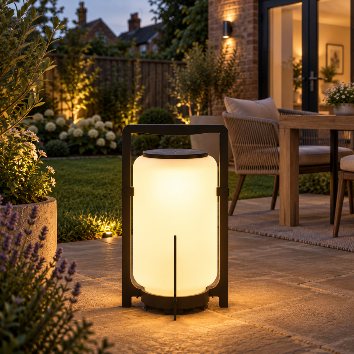 LED Solar Outdoor Lantern