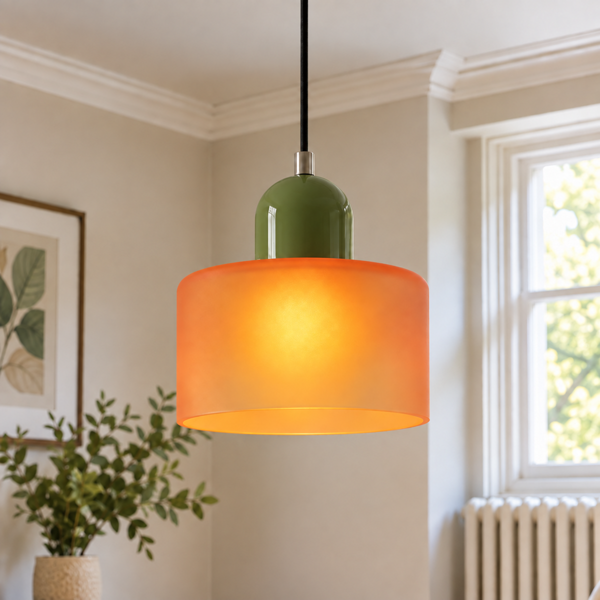 Halo Glass Pendant Light