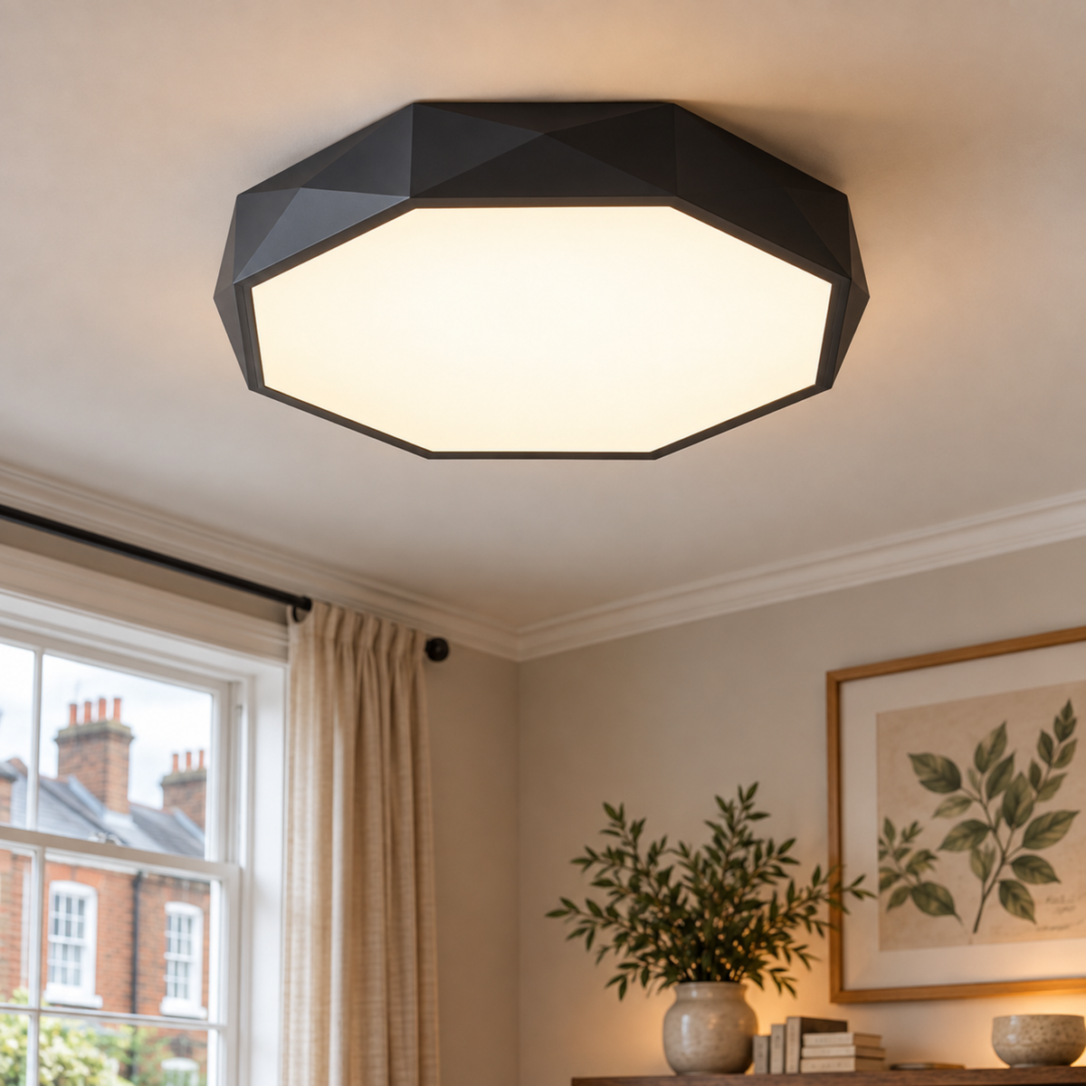 Modern Abstract Scandinavian Ceiling Light