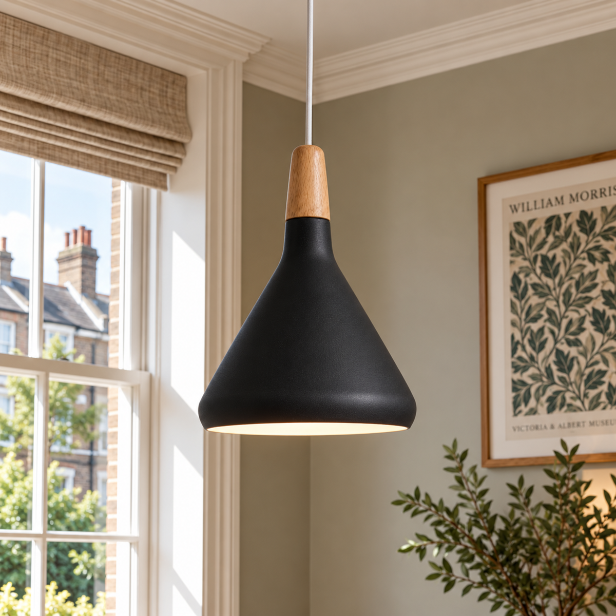 Nordic Wood Pendant Light