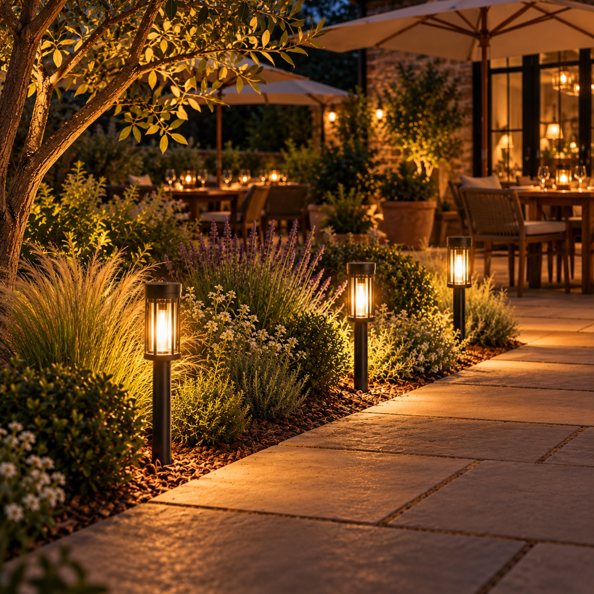 Solar-Powered Outdoor Light