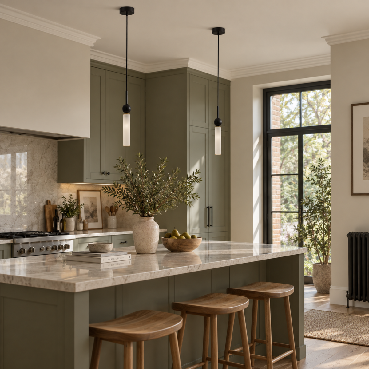 Modern Marble Pendant Light