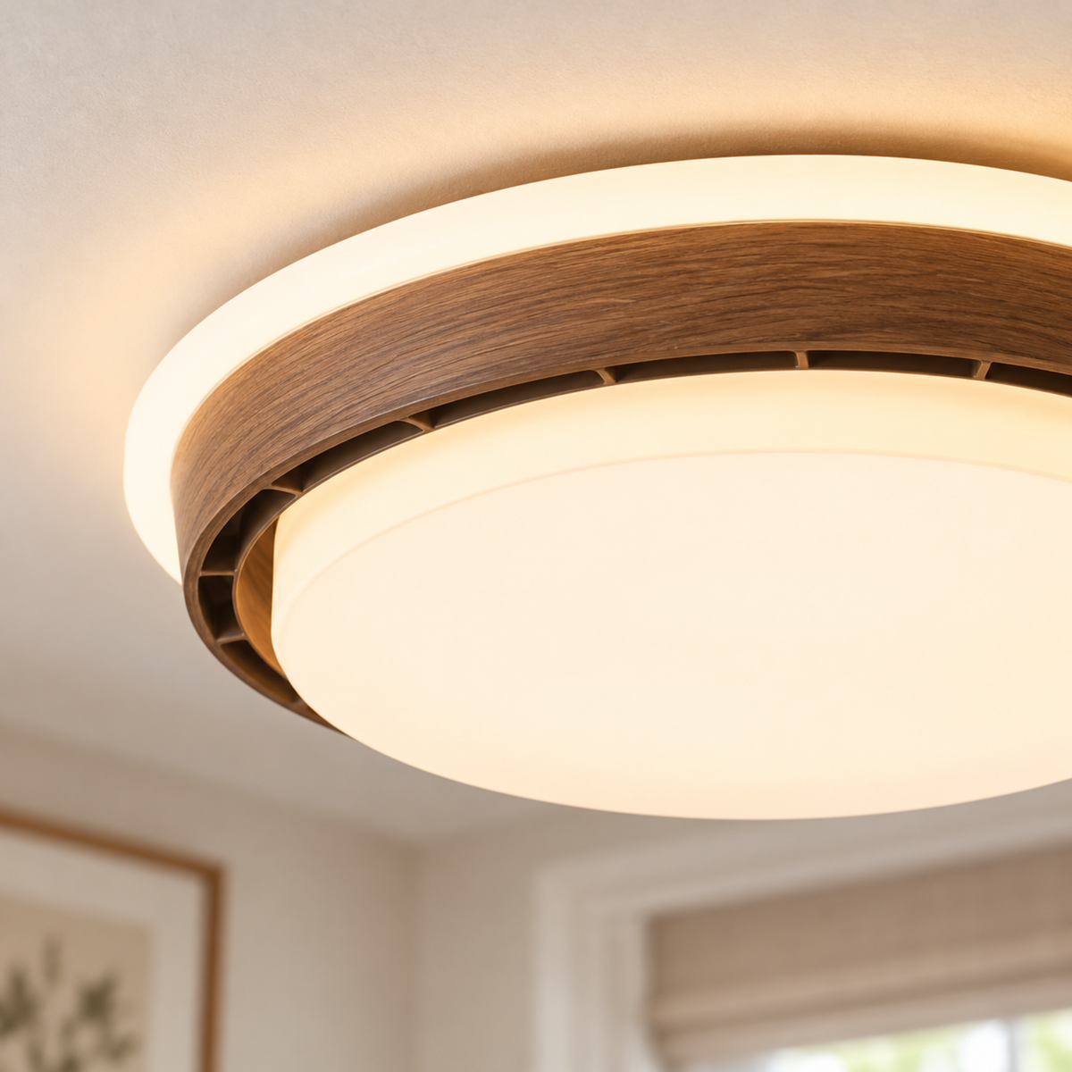 Bladeless LED Ceiling Fan Light