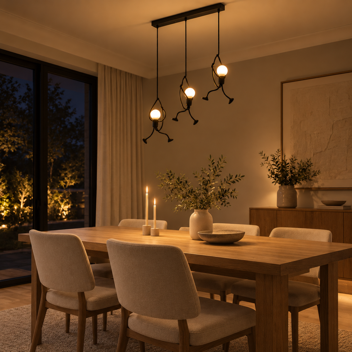 Modern Iron Pendant Light