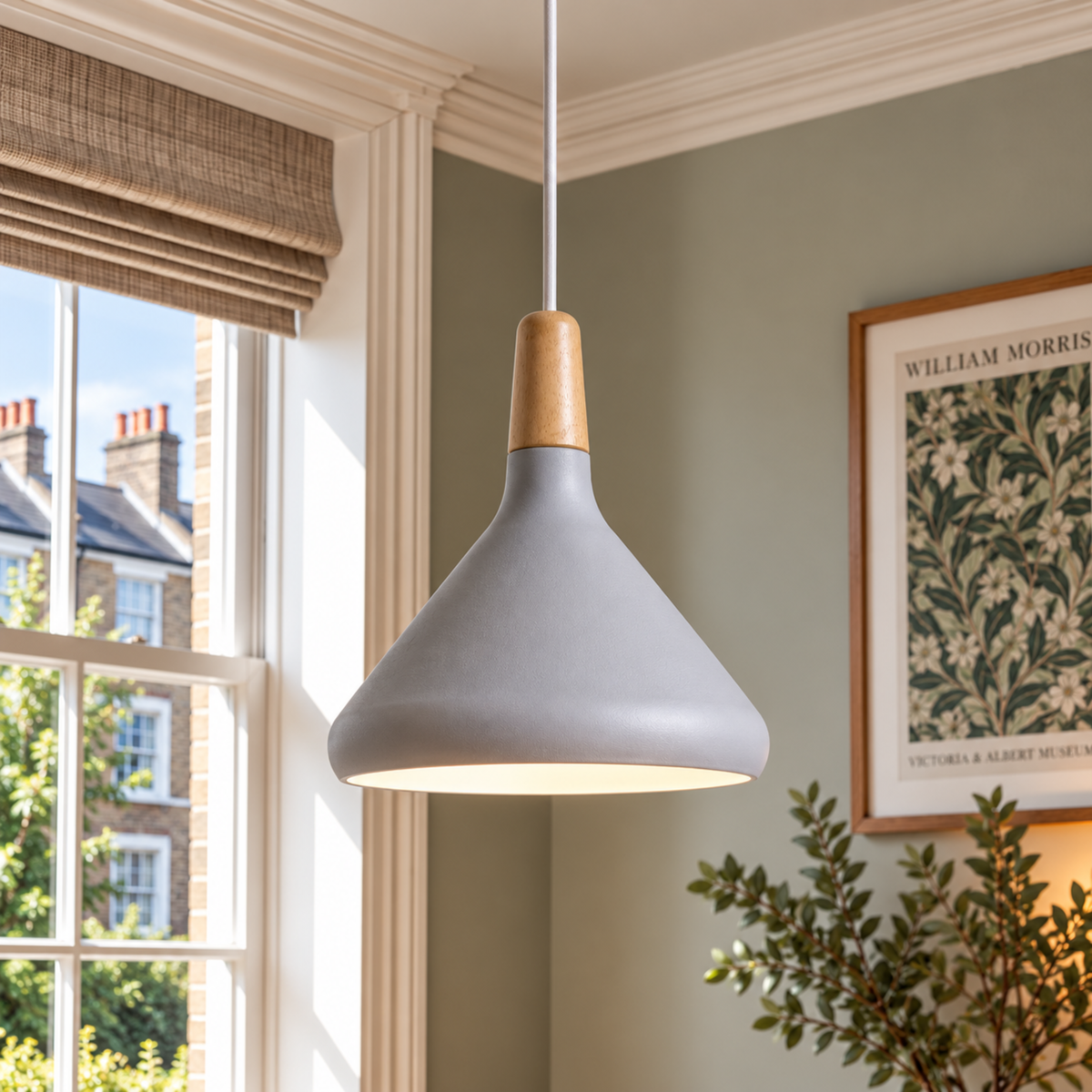 Nordic Wood Pendant Light