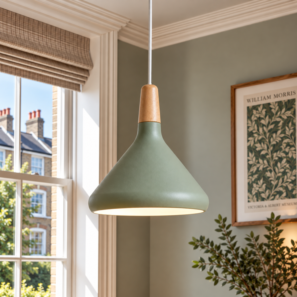 Nordic Wood Pendant Light