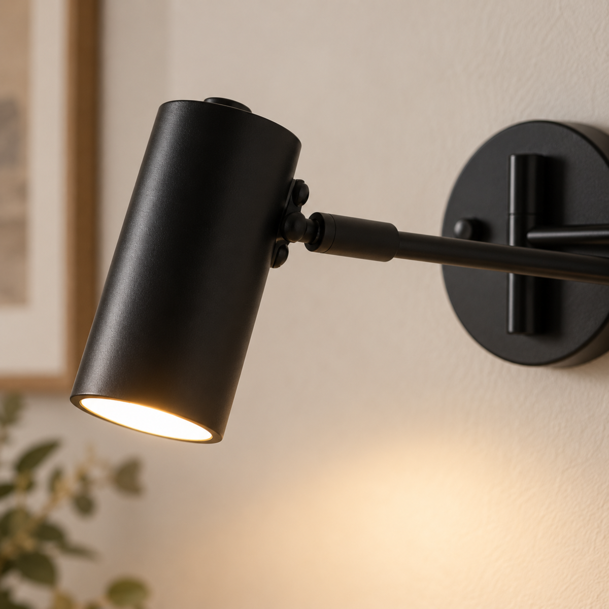 Adjustable Swing Arm Wall Light