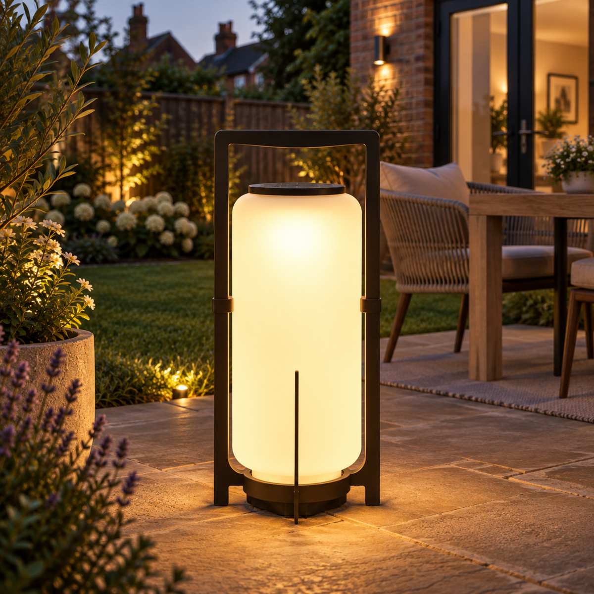 LED Solar Outdoor Lantern