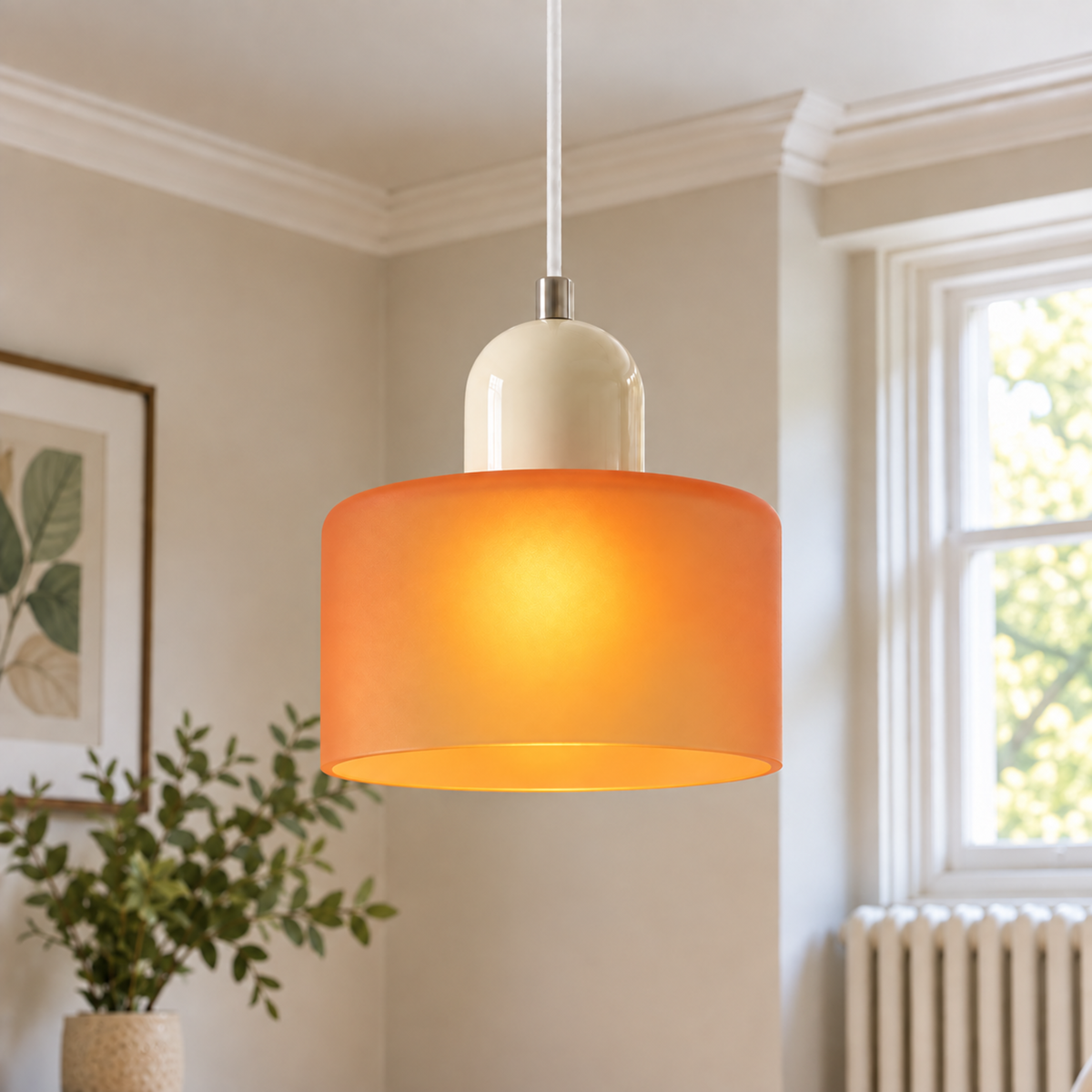 Halo Glass Pendant Light