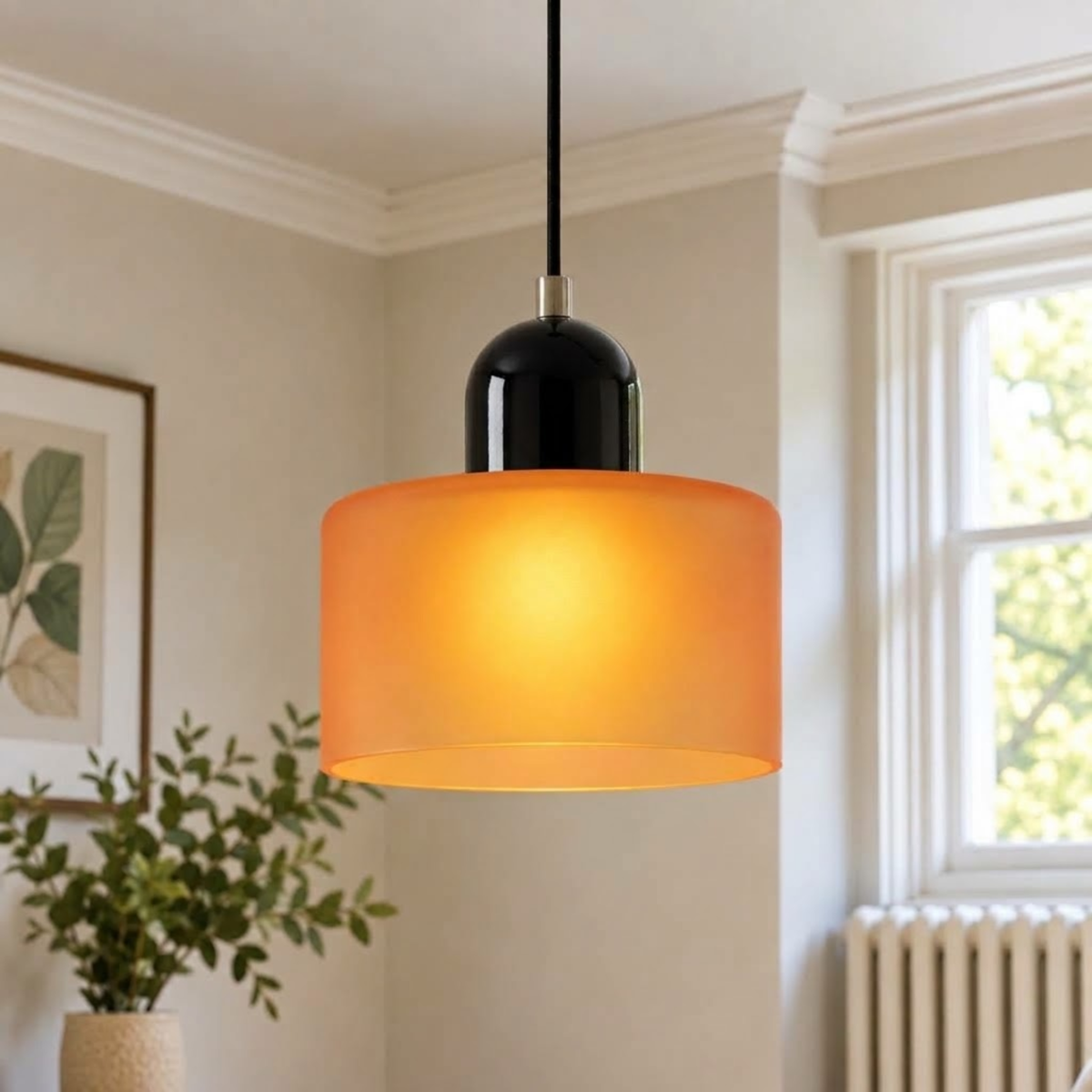 Halo Glass Pendant Light