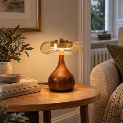 Elegant Glass LED Table Lamp