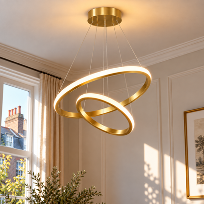 Modern LED Ring Chandelier