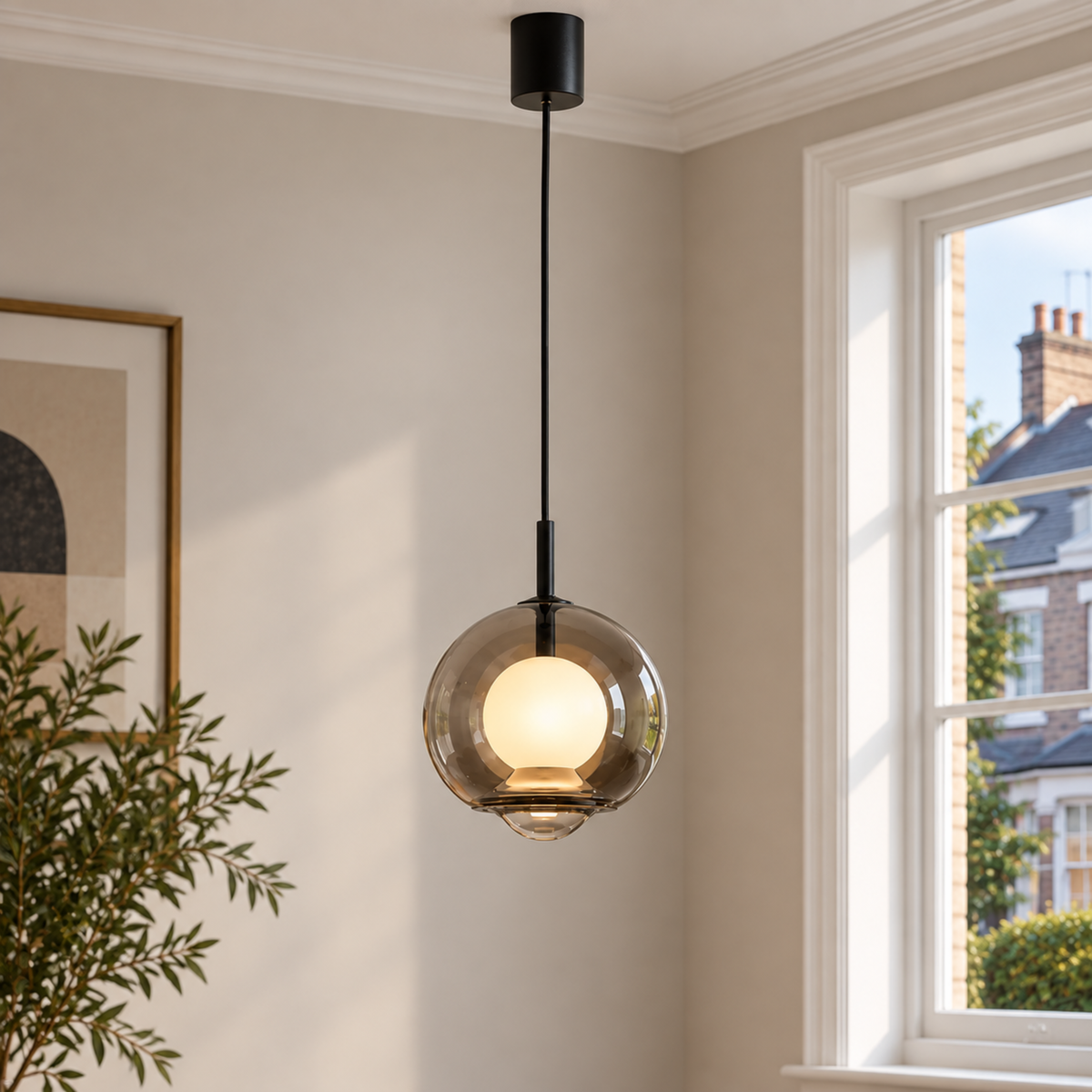 Glass Pendant Light