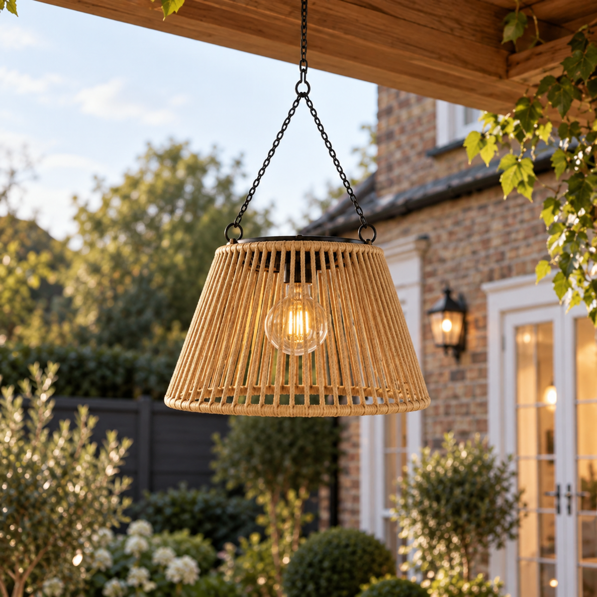 Rattan Outdoor Lantern