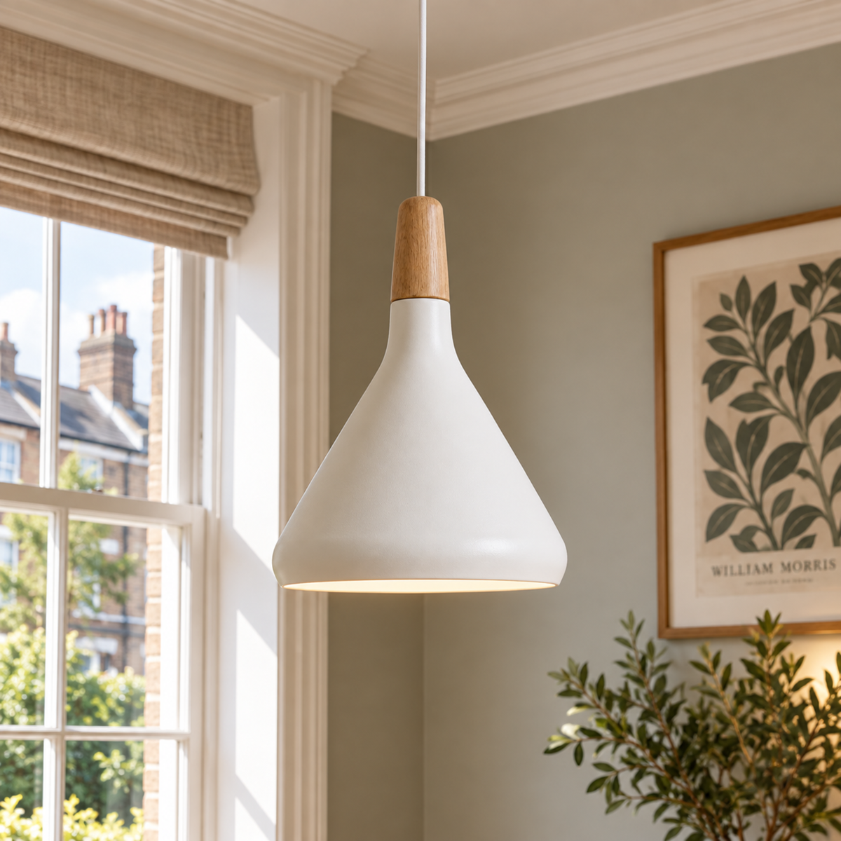 Nordic Wood Pendant Light