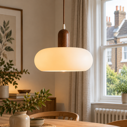 Scandinavian Cream Pendant Light