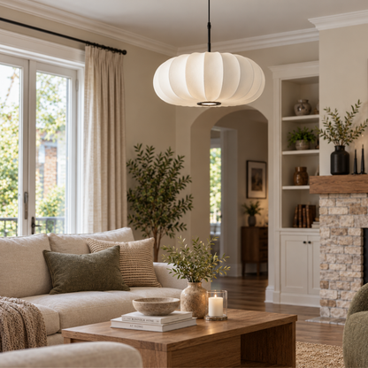 Verona Silk LED Pendant Light