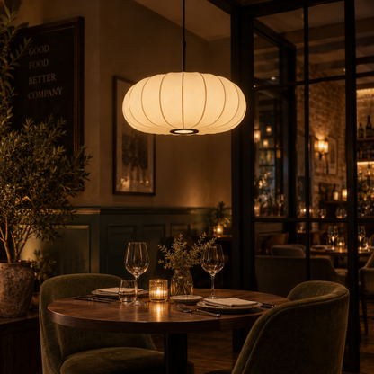 Verona Silk LED Pendant Light