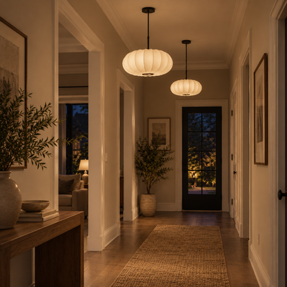 Verona Silk LED Pendant Light