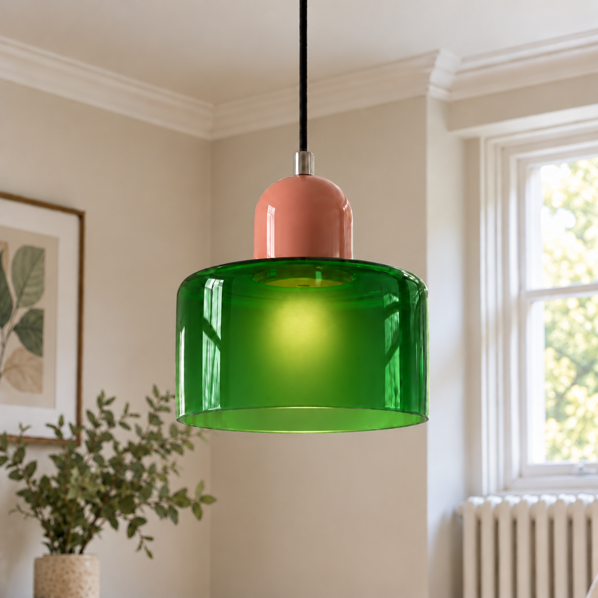Halo Glass Pendant Light