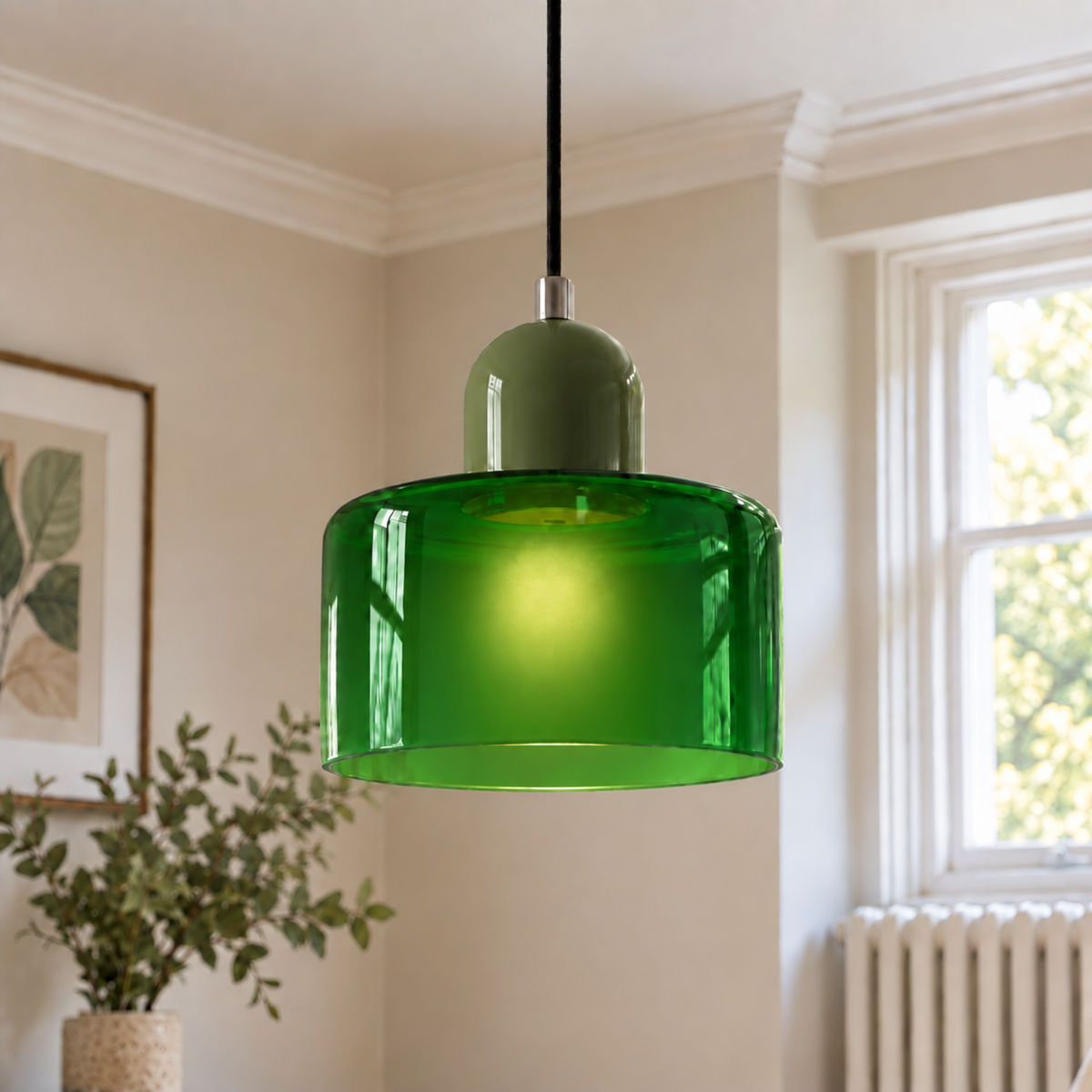 Halo Glass Pendant Light