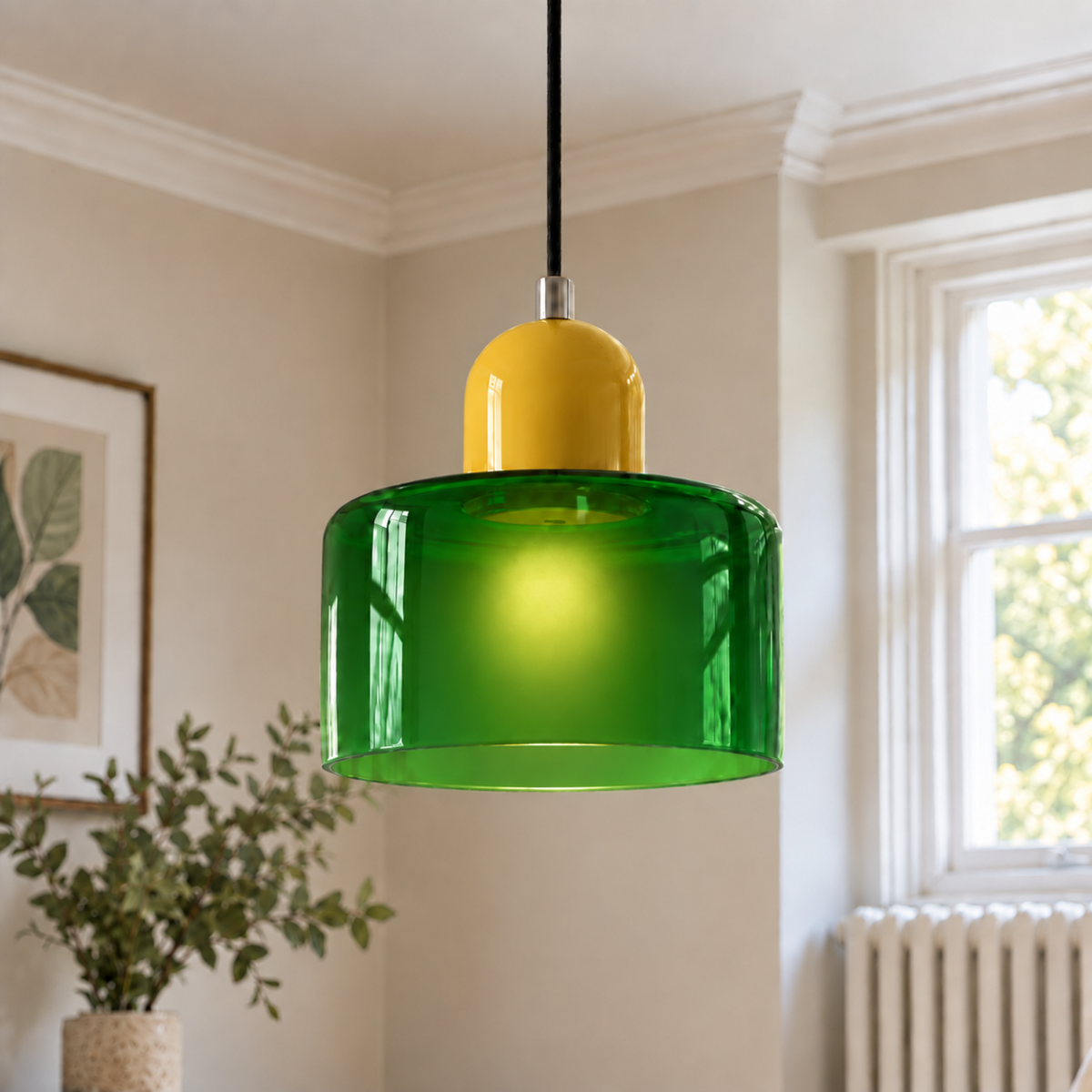 Halo Glass Pendant Light