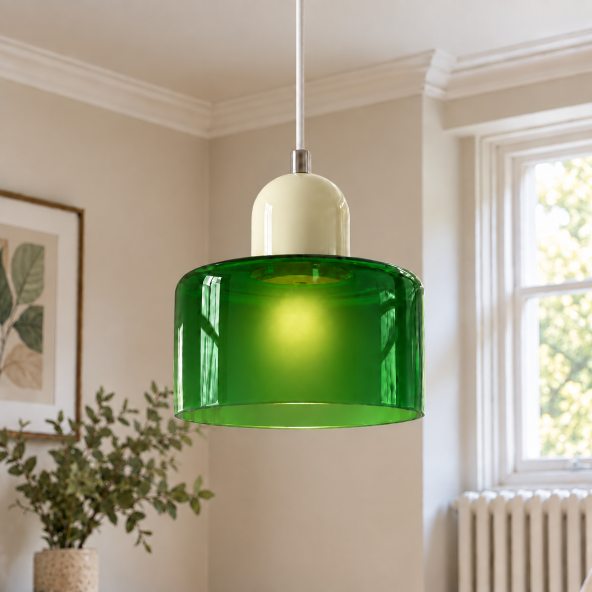 Halo Glass Pendant Light