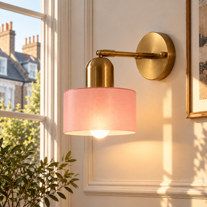 Bauhaus Colored Glass Wall Light