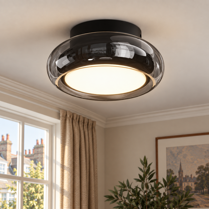 June Retro Glass Ceiling Light