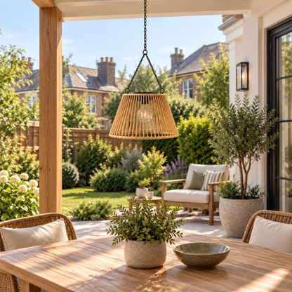 Rattan Outdoor Lantern