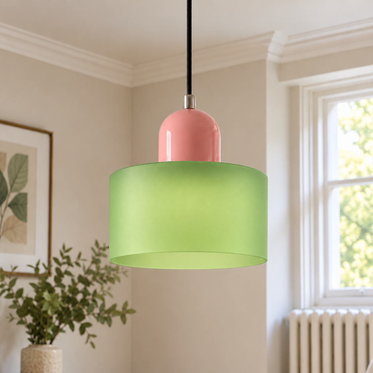 Halo Glass Pendant Light