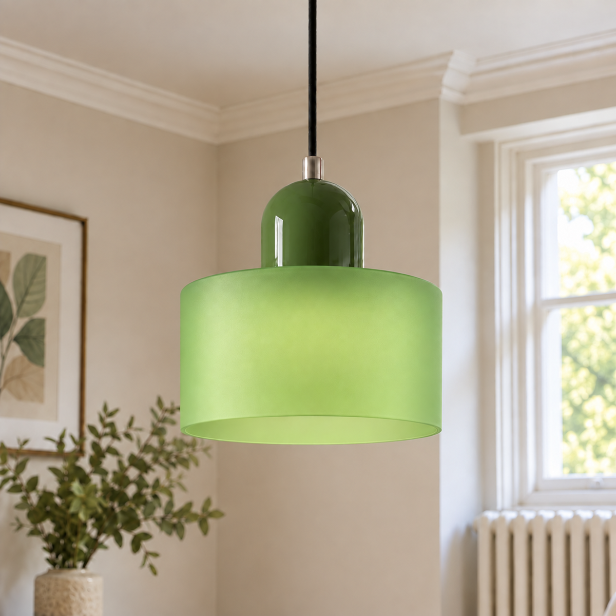 Halo Glass Pendant Light