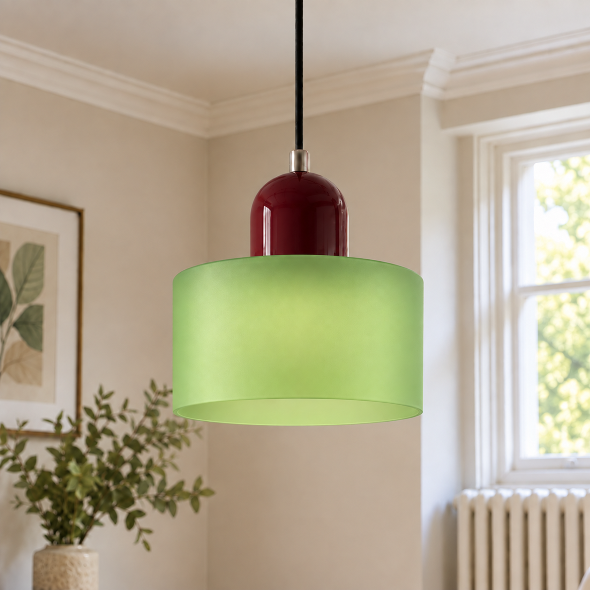 Halo Glass Pendant Light