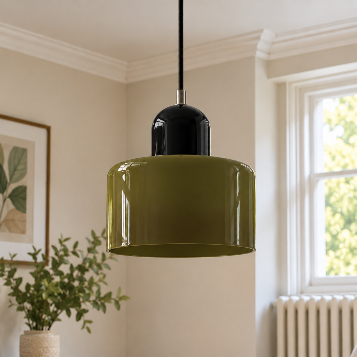 Halo Glass Pendant Light