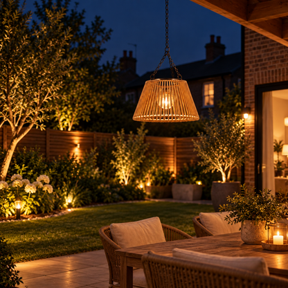 Rattan Outdoor Lantern