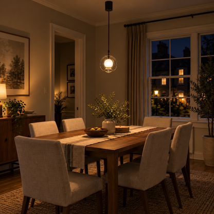Glass Pendant Light