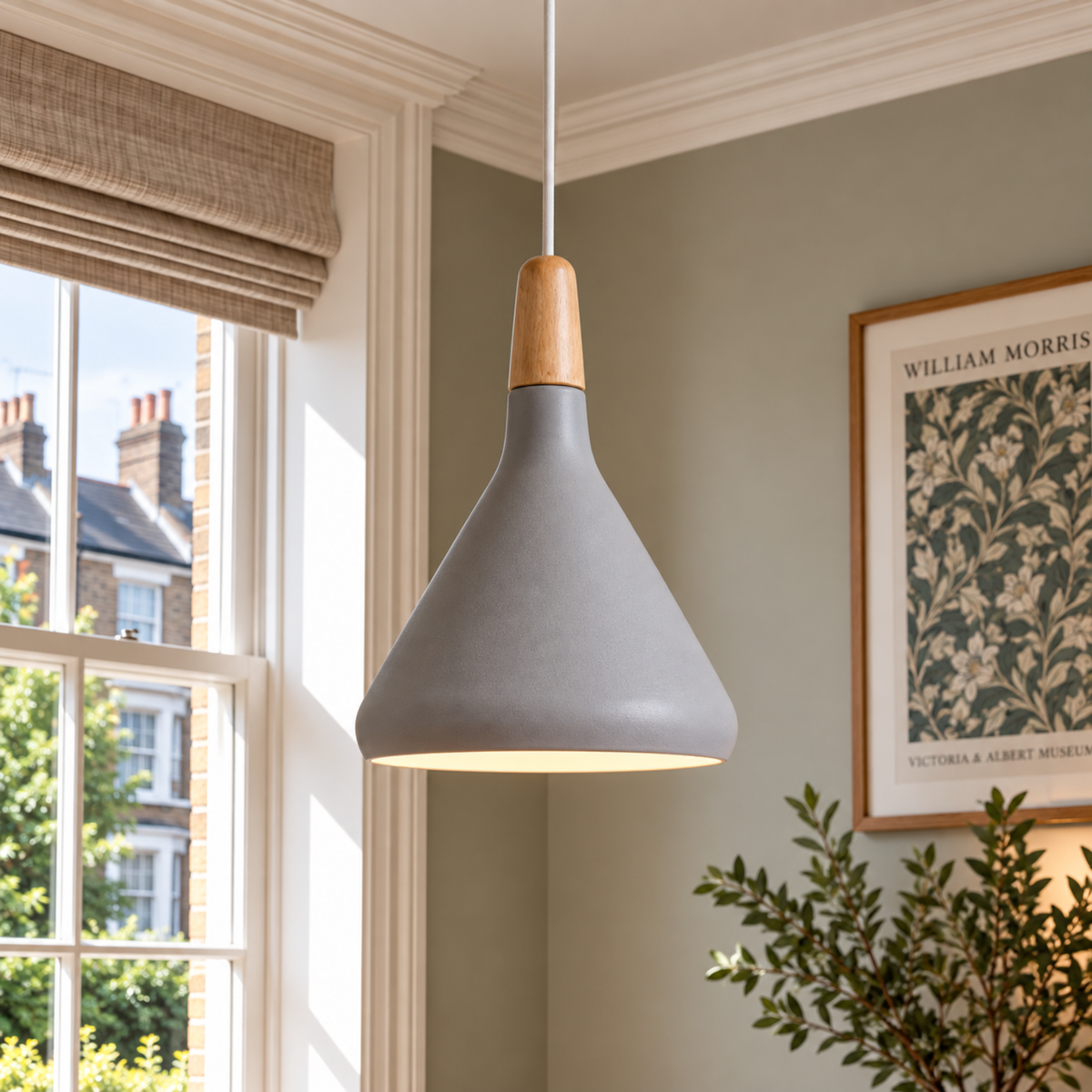Nordic Wood Pendant Light