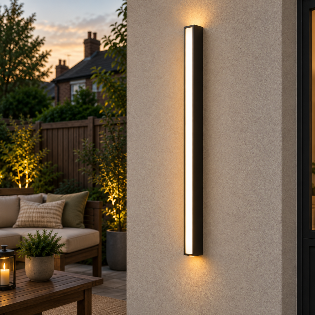 Rectangular LED Wall Light