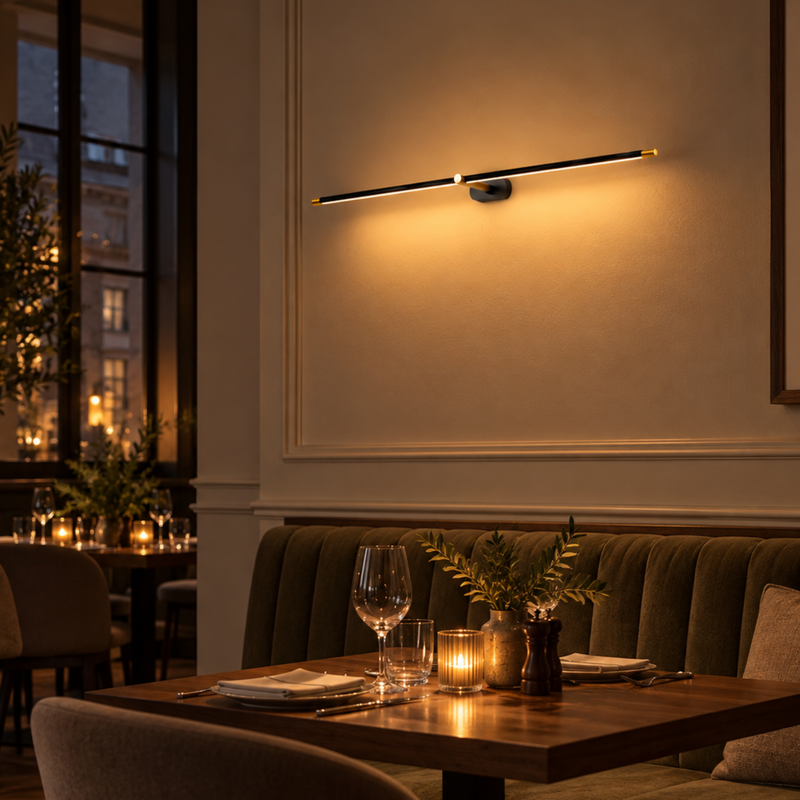 Modern StripBeam Metal Wall Light