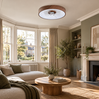 Modern Minimalist LED Ceiling Fan Light