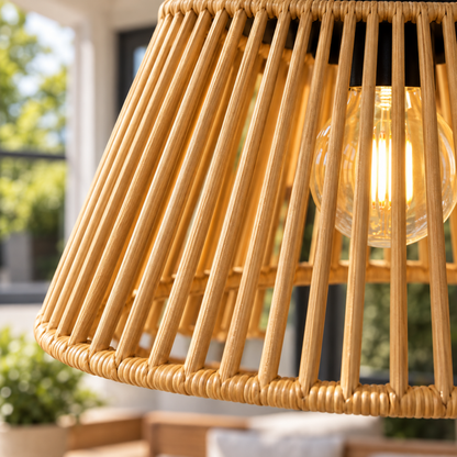 Rattan Outdoor Lantern