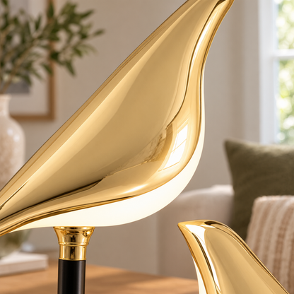 Nordic Golden Bird Table Lamp