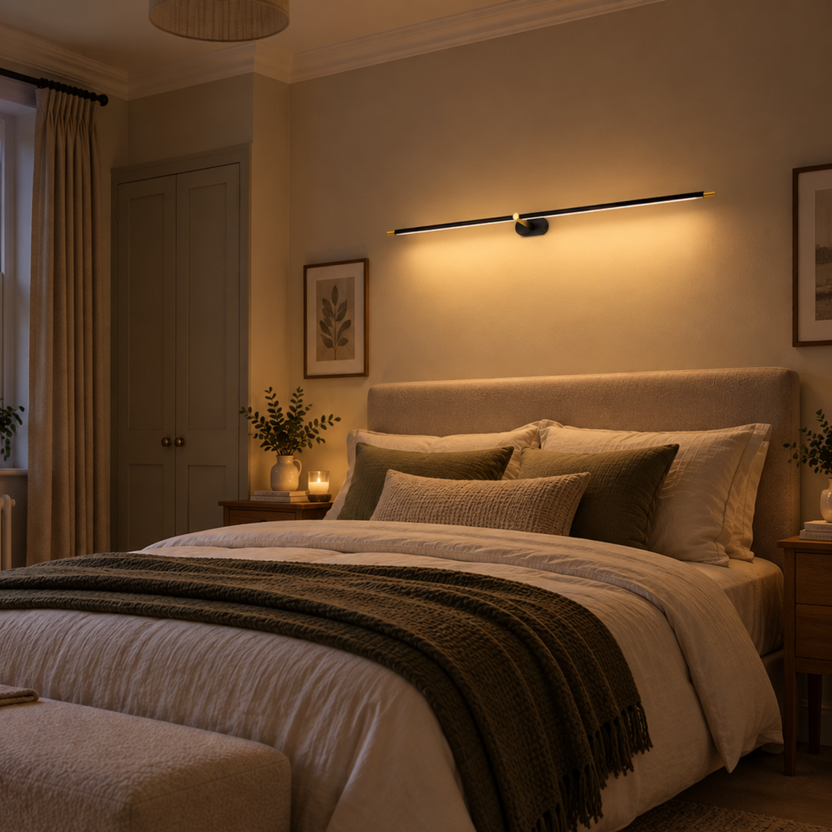 Modern StripBeam Metal Wall Light