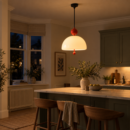 Avant-Garde Bauhaus Glass Pendant Light