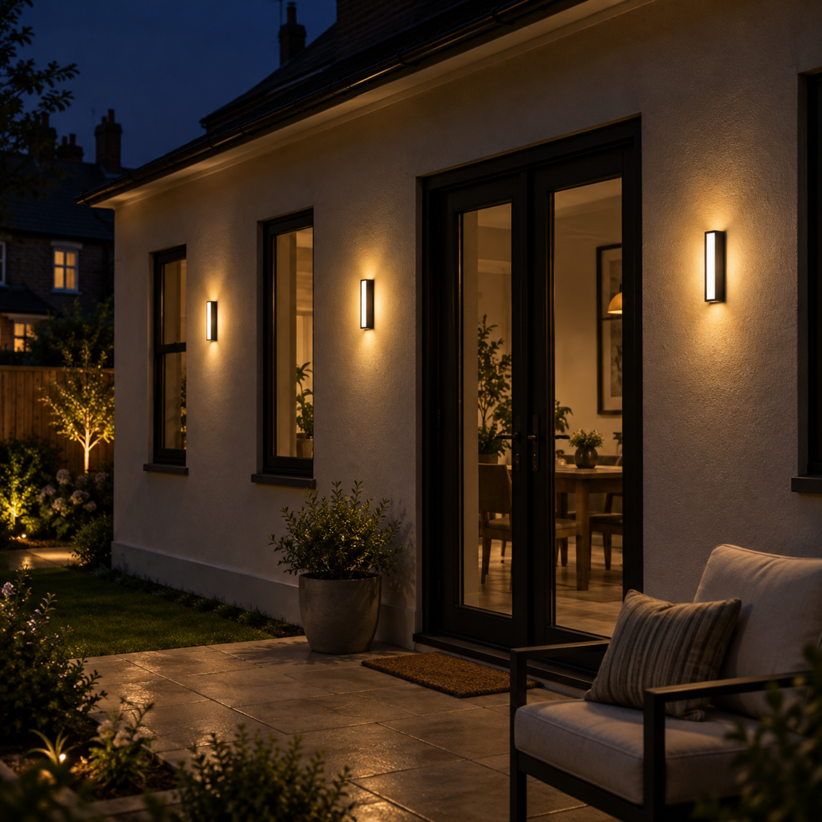 Rectangular LED Wall Light