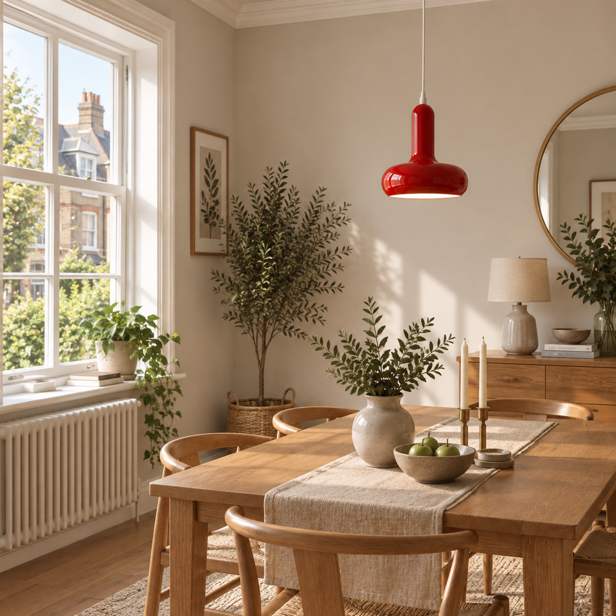 Modern Nordic Mushroom Pendant Light