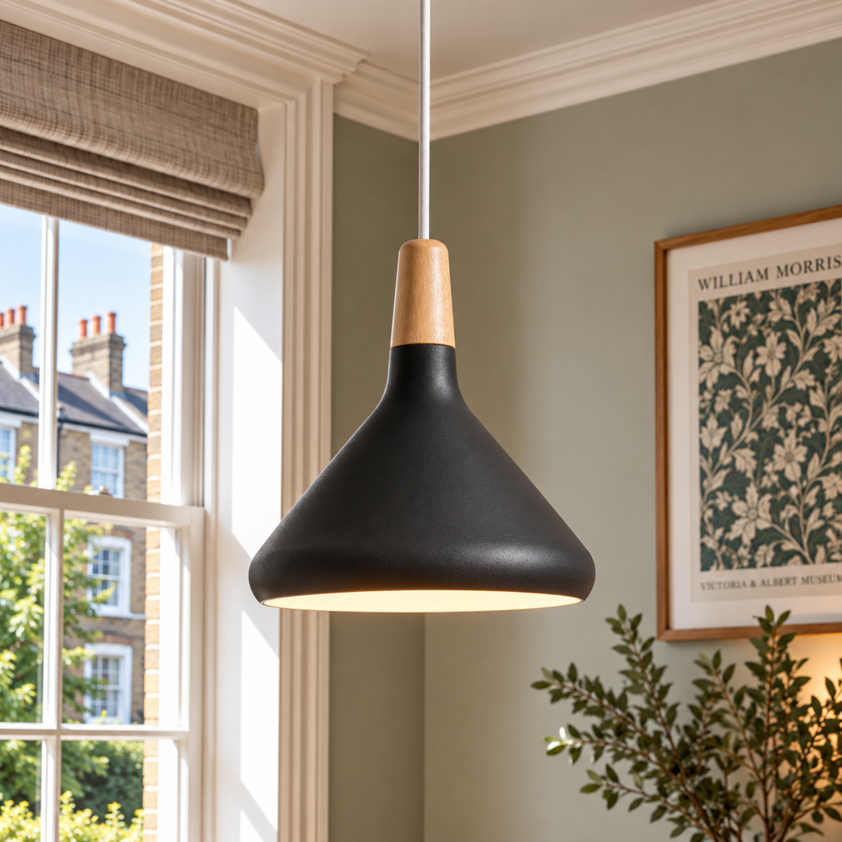 Nordic Wood Pendant Light