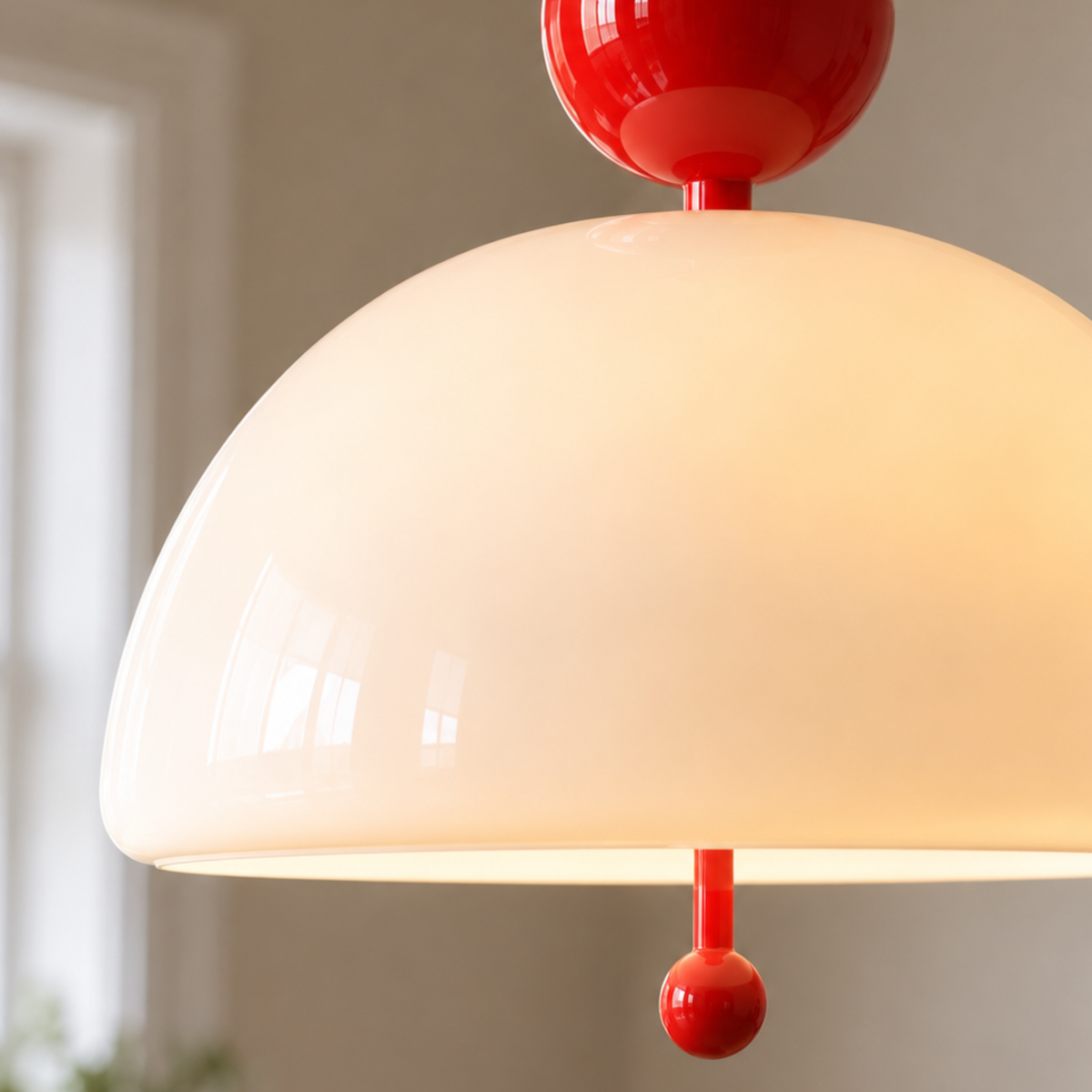 Avant-Garde Bauhaus Glass Pendant Light