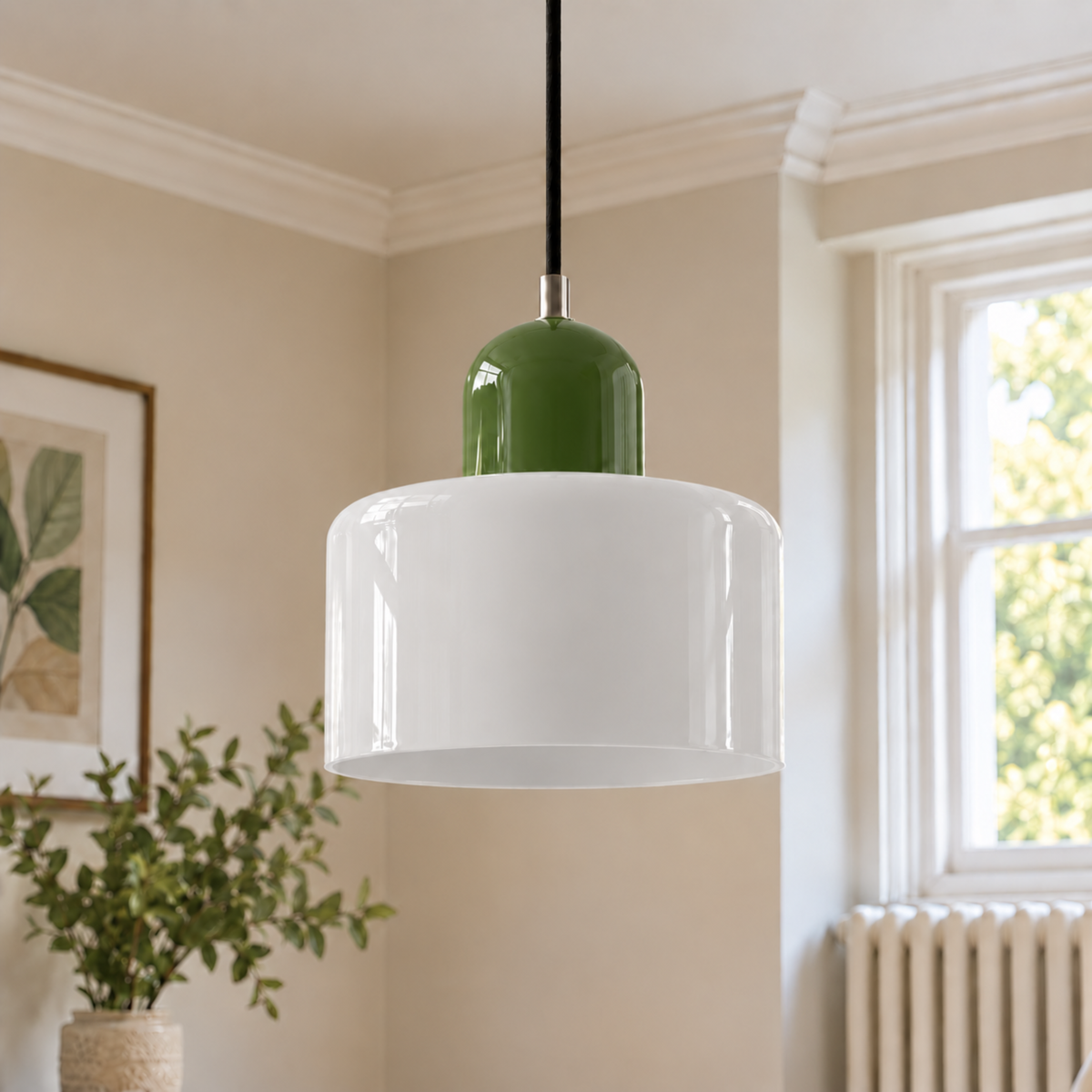 Halo Glass Pendant Light