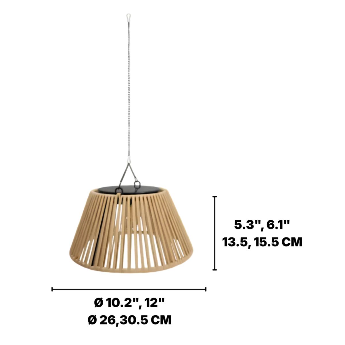Rattan Outdoor Lantern